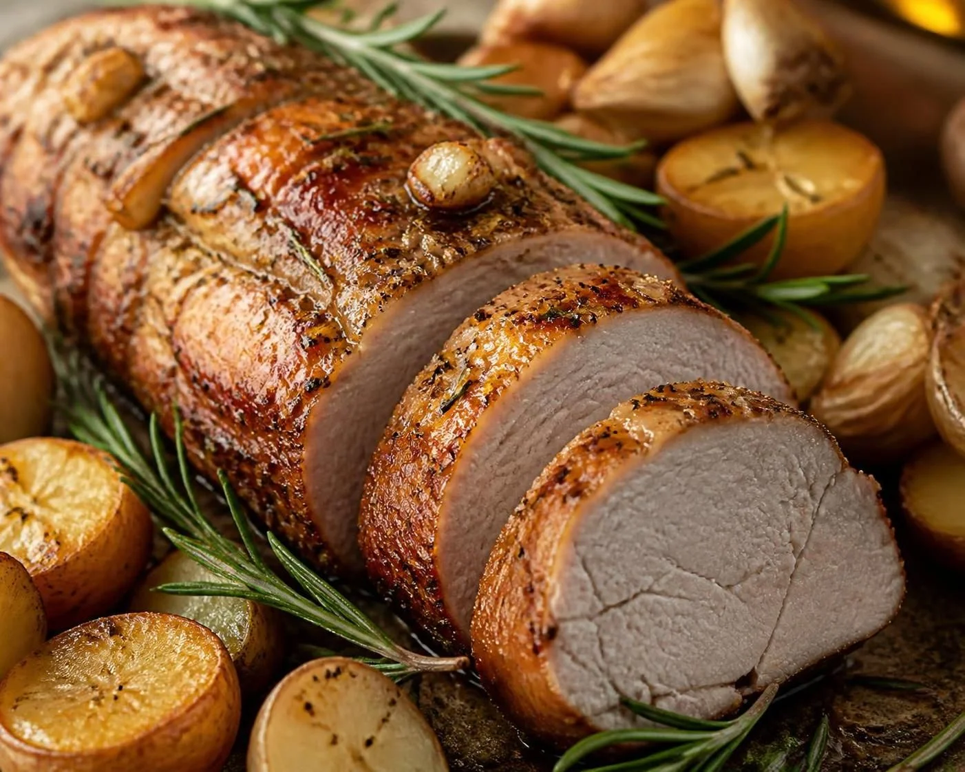 Longe de porc rôtie : la recette traditionnelle facile